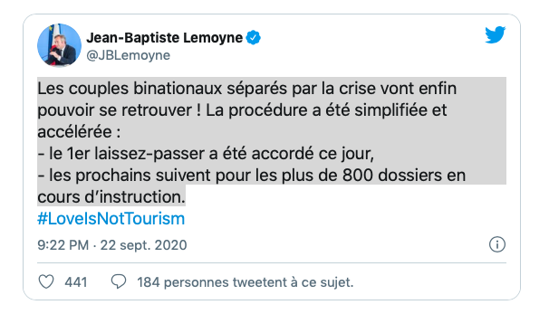 Tweet Lemoyne - Laissez-passer